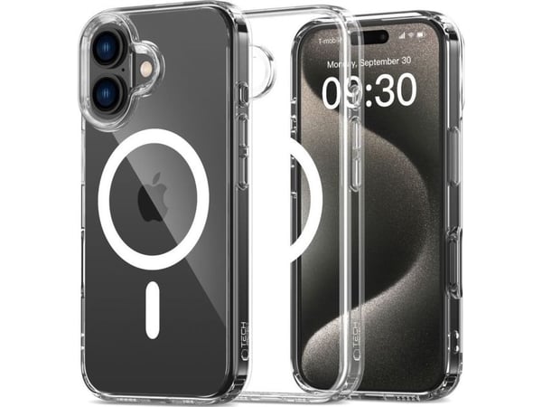 Tech-Protect TECH-PROTECT FLEXAIR HYBRID MAGSAFE IPHONE 16 PLUS CLEAR