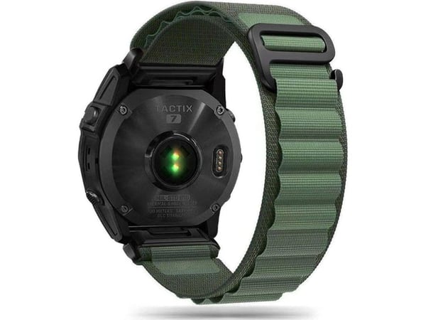 Tech-Protect hihna GARMIN FENIX 5 / 6 / 6 PRO / 7 Tech-Protect Nylon Pro -suojahihna vihreä