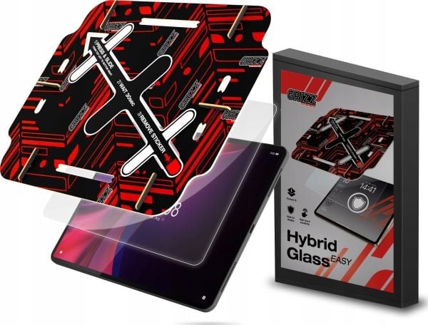 GrizzGlass HybridGlass Easy beskyttelsesfolie for Lenovo Tab P12