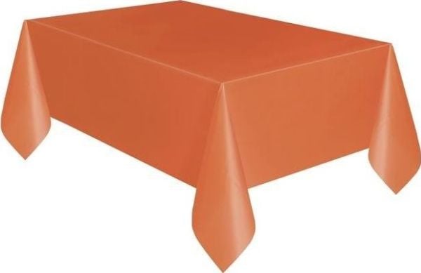 Oransje bordduk 213x137 cm
