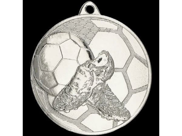 Victoria Sport medalje sølv-grå fotball - stålmedalje