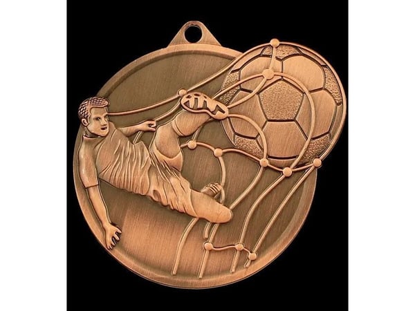 Victoria Sport medalje i messing, fotball
