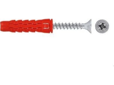 Wkret-met universal skrue 6x30/40, konisk hode, kartong (SFXP-06030040 x 100 stk.)