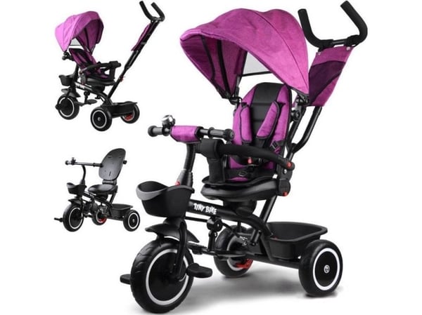 Tiny Bike 3in1 kolmipyöräinen polkupyörä kuomulla SP0650