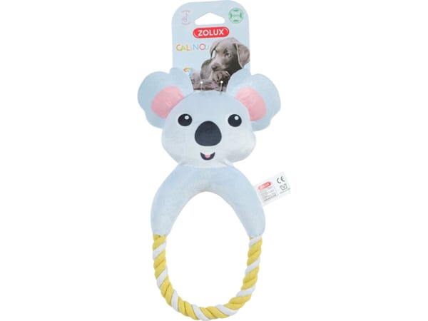 Zolux plysjdyr til hund, koala med snor "Calinou" 27 cm