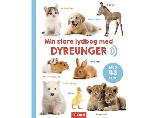 Iso äänikirjani, jossa on eläinvauvoja