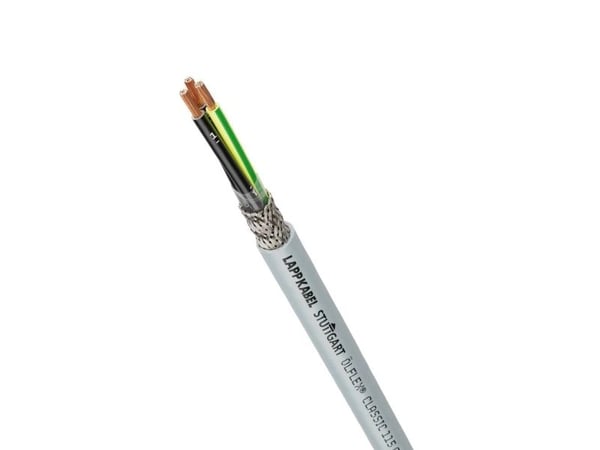 Lapp ÖLFLEX CLASSIC 115 CH, Kabel för medelhög spänning, Grå, Koppar, 0.5 mm ², 49 kg/km, -30 - 70 ° C