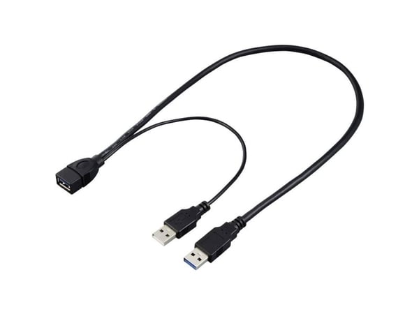 Renkforce RF-5719752, 0,5 m, USB A, 2 x USB A, USB 3.2 Gen 1 (3.1 Gen 1), 5 Gbit/s, lajittelu