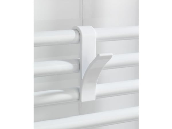 WENKO 4468160100, Innendørs, Håndklekrok, Hvit, Plast, 25 mm, 70 mm