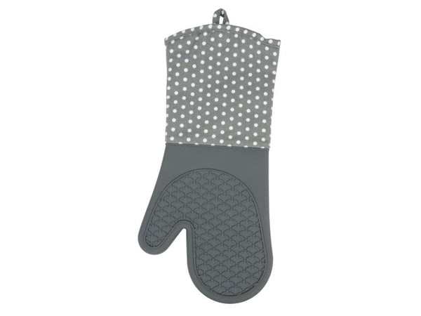WENKO 2102172100, Vottersett, grå, bomull, silikon, 30 °C, 185 mm, 375 mm