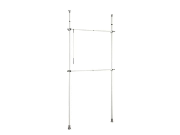 WENKO 50610100, Akrylonitril-butadien-styren (ABS), Metall, Grå