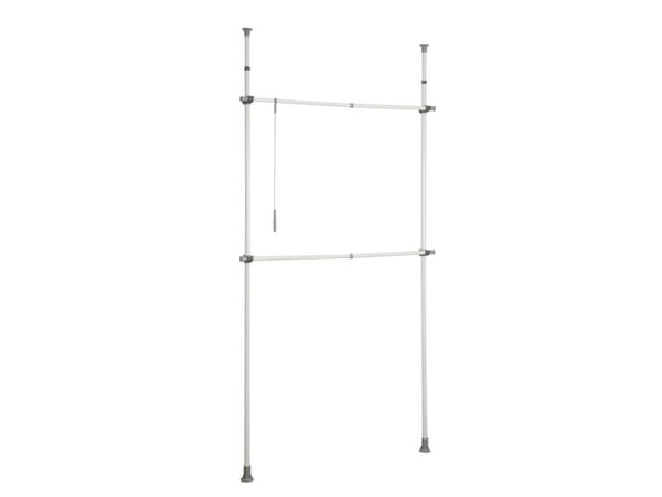 WENKO 50610100, Akrylonitril-butadien-styren (ABS), Metall, Grå