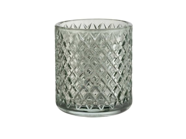 WENKO Atessa, Frittstående tannbørsteholder, Glass, Grønn, 75 mm, 75 mm, 100 mm