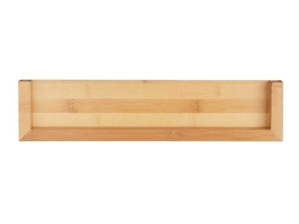 WENKO 24743100, Flytende hylle, Veggmontert, Bamboo, Bamboo, Universell, 1 hyller
