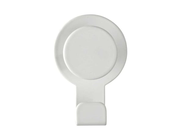 WENKO 24447100, Innendørs, Universalkrok, Hvit, Rustfritt stål, Limstrimmel, 50 mm