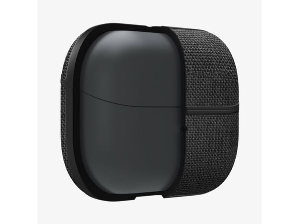 Spigen Urban Fit - Eske for ladeboks for tådløse ørepropper - polykarbonat, premium knitted fabric - svart - for Samsung Galaxy Buds3, Buds3 Pro