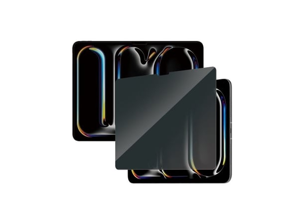 PanzerGlass - Tabletin näytönsuoja - erittäin leveä istuvuus - lasi - yksityisyyssuodattimella - 13" - kehyksen väri musta - Apple 13-tuumaiseen iP...