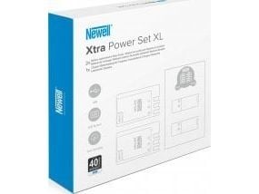Newell kameralader Lader + batteri Newell Xtra Power Set XL erstatning LP-E6N
