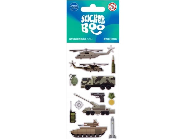 STICKERBOO klistremerke Military 2 66x180 S-BOO PBH 120/1800