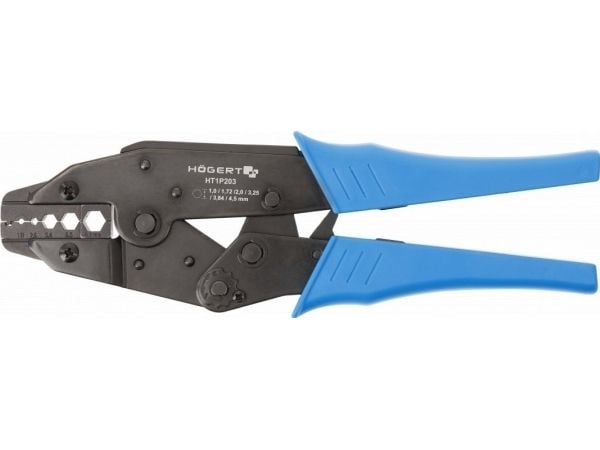 HOGERT tång för pressning av koaxialändar typ koax 1,0–4,5 mm²