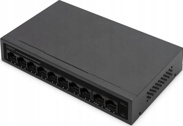 Digitus DN-95354, Hallittu, Fast Ethernet (10/100), Täysin kaksipuolinen, Power over Ethernet -tuki