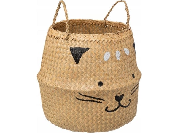 Atmosphera lekelekekurv med håndtak PIPO katt, Ø 37 cm