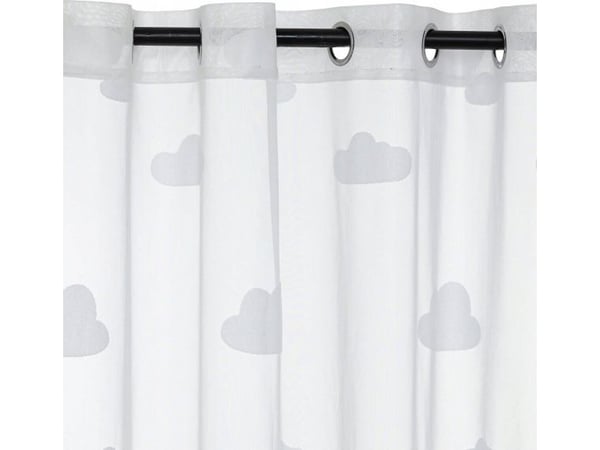 Atmosphera gardin til barnerom NUAGE, i skyer, 140 x 240 cm
