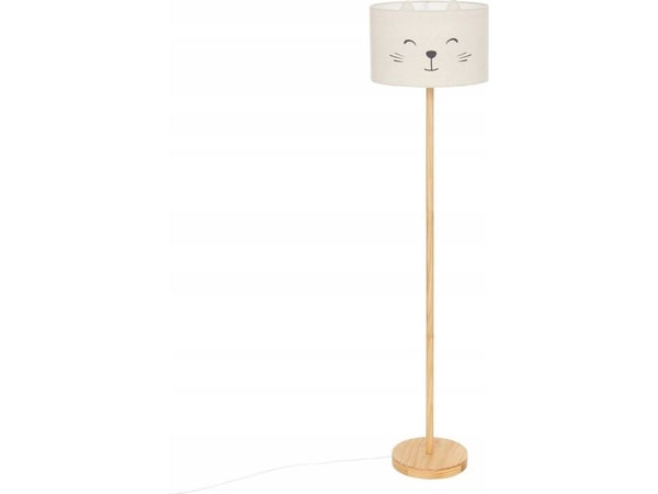 Atmosphera gulvlampe til barnerom, katt, 154 cm
