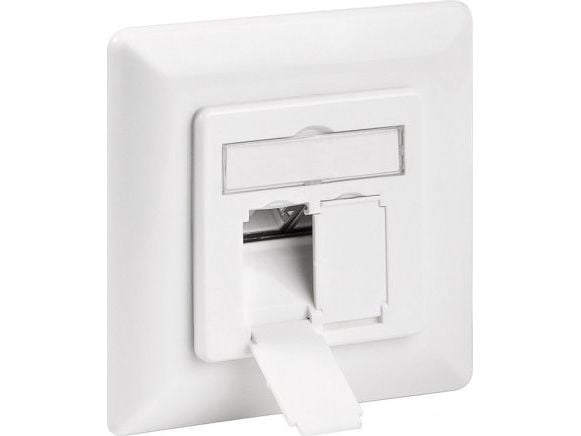 Goobay 68721, RJ-45, 6a, 500 MHz, Valkoinen, 1 kpl