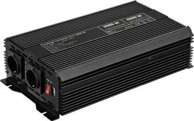 Goobay 58891, Universel, 12 - 13.8 V, 2000 W, 230 V, Sort, DC-AC, DC-AC
