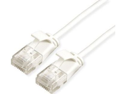 ROLINE GREEN 21.44.0978, 0,15 m, Cat6a, U/UTP (UTP), RJ-45, RJ-45, Hvit