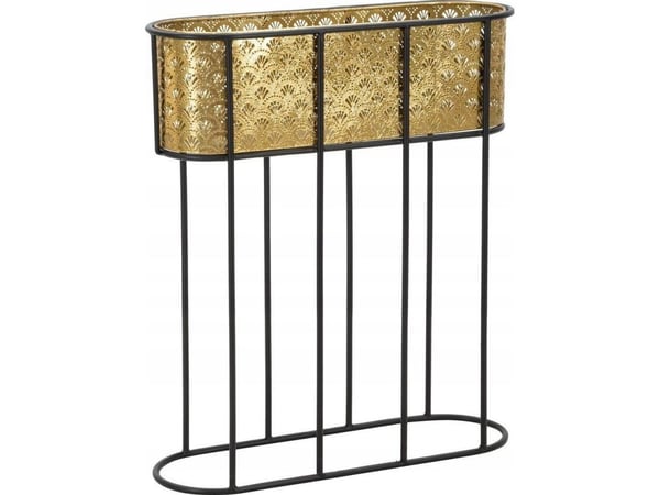 Ferretti plantepotte/innsats til stativ, metallblonder, høyde 70 cm