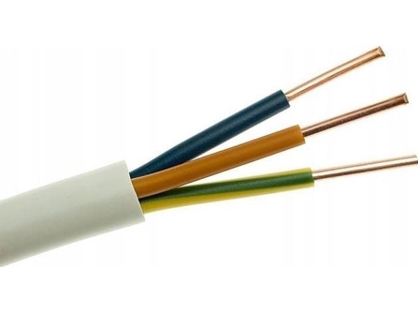 Släpkabel YDY 3x2,5 mm² 450/750V Nkt 172171006D0500 trumma