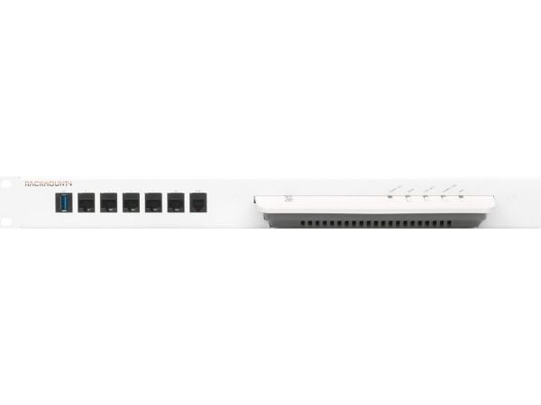 Rackmount.IT RM-FB-T2 - Monteringssett for nettverksenhet - rackmonterbar - hvit, RAL 9003 - 1U - 19"