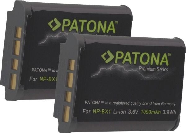 PATONA 1170, Lithium-Ion (Li-Ion), 1090 mAh, Kamera, HDR-AS10, 3,6 V, 3,9 Wh