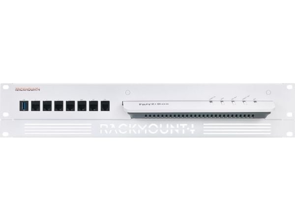 Rackmount.IT - Monteringssett for nettverksenhet - rackmonterbar - RAL 9003, hvit - 1.3U - 19" - for AVM FRITZ!Box 6660 Cable, 6890 LTE, 7590