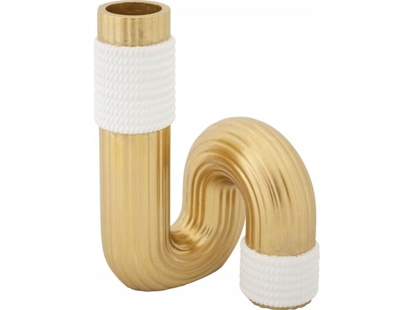 Ferretti Wazon w kształcie fali z polyresinu, paino 18 cm