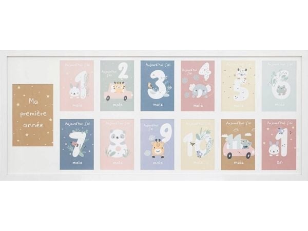 Atmosphera ramme til 1 år 70 x 29,5 cm