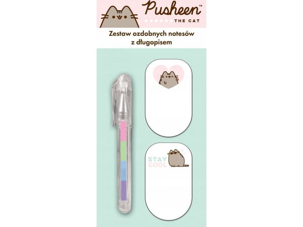 Pusheen notatbok 30x50/30K, 2 stk., farge (DLUG KOL PUSHEEN)