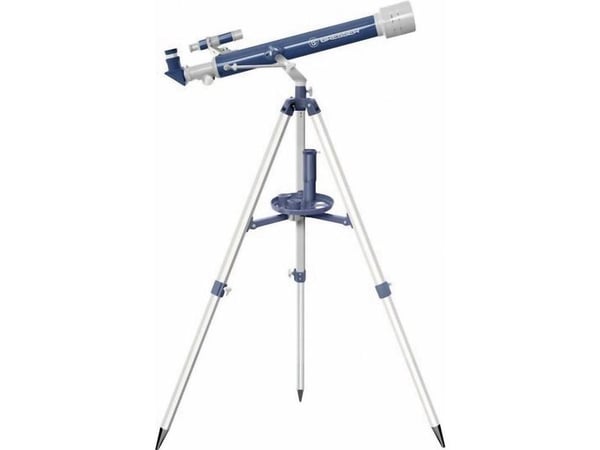 Bresser Optics 60/700 AZ, Blå, Grå, Gjuten aluminium