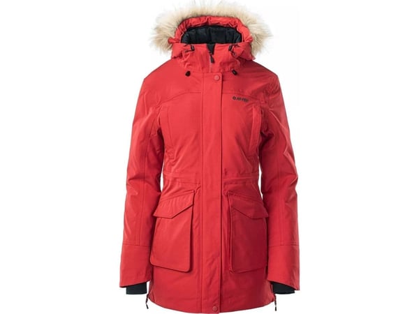 Hi-tec Lady Lasse quiltet damjakke, rød/sort, str. M (M000143819)