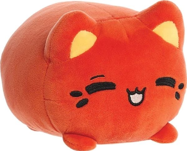 Symag Tasty Peach - Plysj maskot 18 cm Thai Tea Meowchi