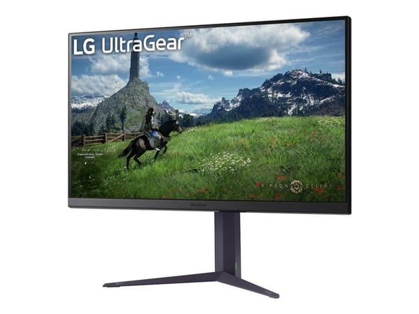 LG UltraGear 27GS85Q-B - LED-skärm - spel - 27" - 2560 x 1440 QHD @ 180 Hz - Nano IPS - 400 cd/m² - DisplayHDR 400 - 1 ms - 2xHDMI, DisplayPort
