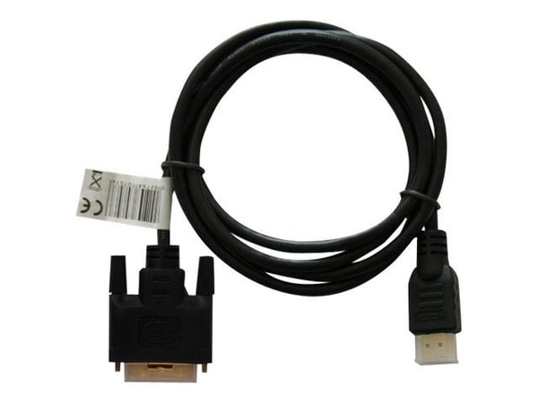 SAVIO CL-139 - Adapterkabel - enkeltlenke - HDMI hann til DVI-D hann - 1.8 m - svart