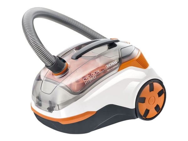 Thomas Cycloon Hybrid Pet & Friends - Dammsugare - med behållare - utan påse - 1400 W - vit/orange Thomas Cycloon Hybrid Pet & Friends - Dammsugare - med behållare - utan påse - 1400 W - vit/orange