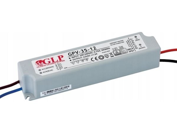 GLP nätaggregat GPV-35-24 24V 1,5A 36W