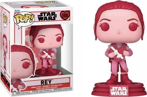 Figur Funko! POP Vinyl Star Wars Valentines S3 Rey