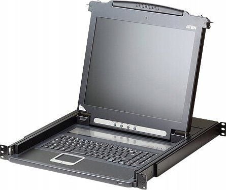 Aten CL1000M 1U svart KVM-switch (tangentbord/video/mus) (CL1000M-ATA-2XK06UG)