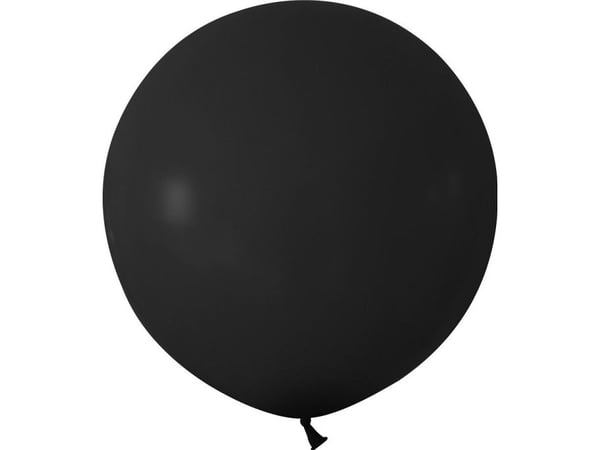 GoDan ballonger Beauty&Charm pastell svart, 2 stk