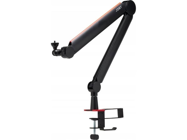 Joby Wavo Boom Arm, Boom-mikrofonstativ, Skrivebordsmontering, Sort, Aluminium, Plast, 1/4", 46,6 cm